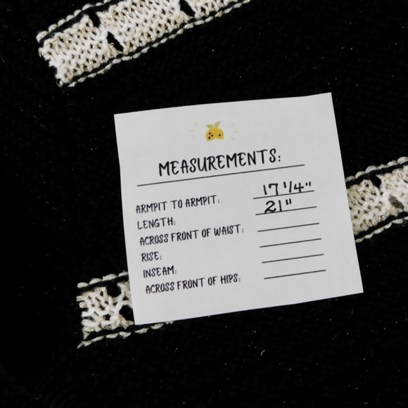 WHBM Striped Shawl Cardigan Sweater Metallic White House Black Market Small - Picture 10 of 10